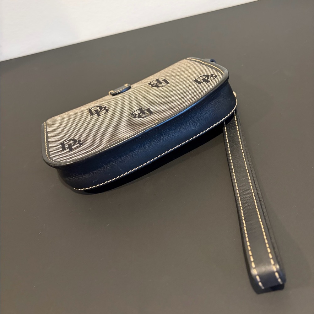 Dooney & Bourke Black and Gray Wristlet - Picture 3 of 9